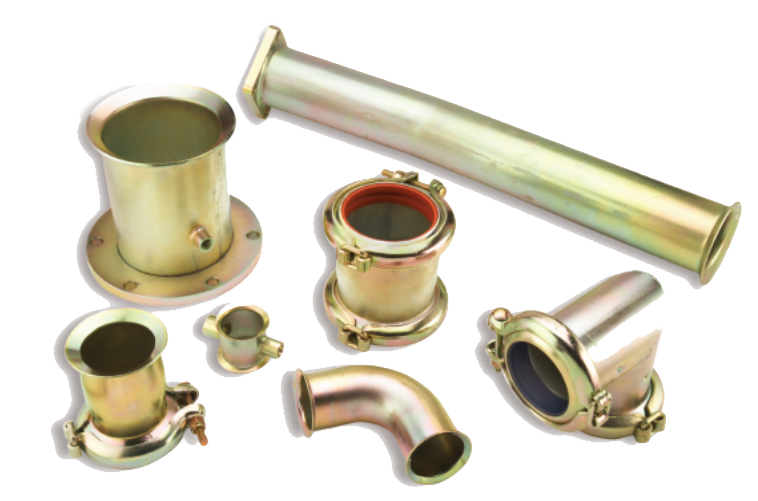 Brass hydraulic joints to connect tube and pipe