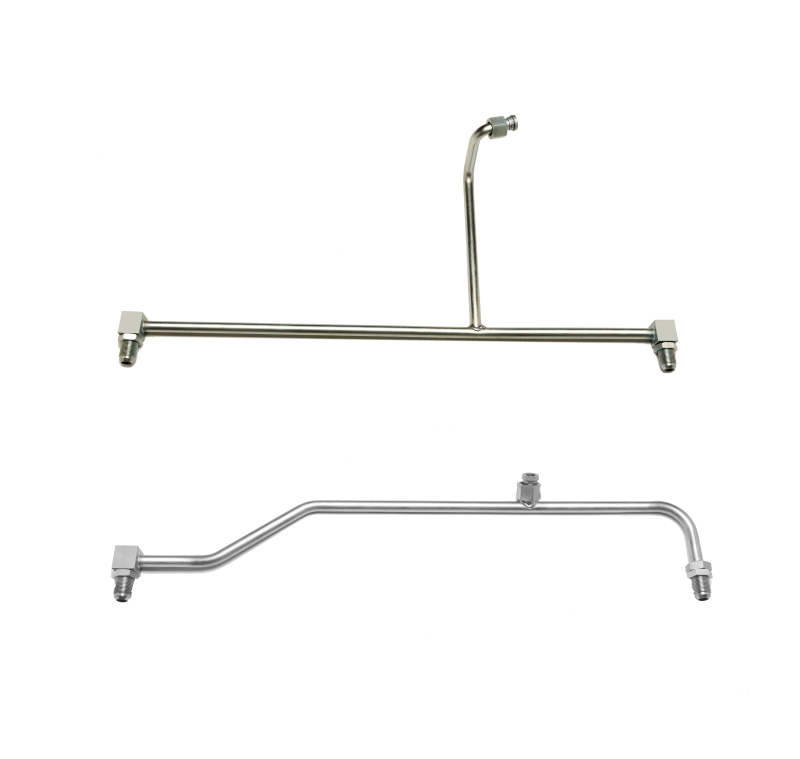 Steel and stainless steel hydraulic tube with fittings