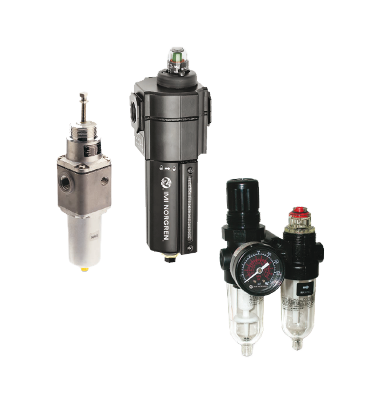 Collage of pneumatic filters