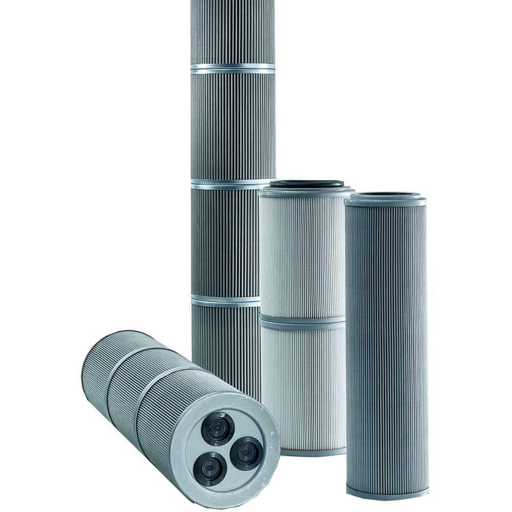 Group of hydraulic filter elements