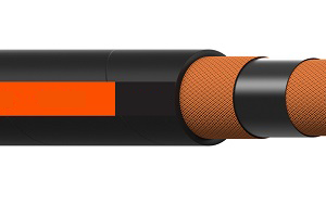 Black petroleum suction and discharge industrial hose