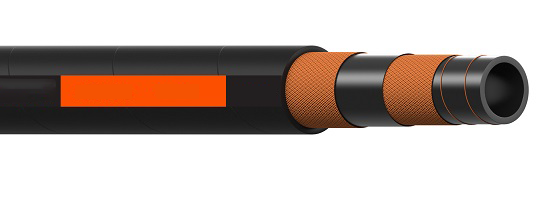 Black petroleum suction and discharge industrial hose