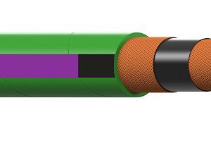 Green industrial chemical hose for transferring acids, solvents, sprays, pesticides paint or any other chemical